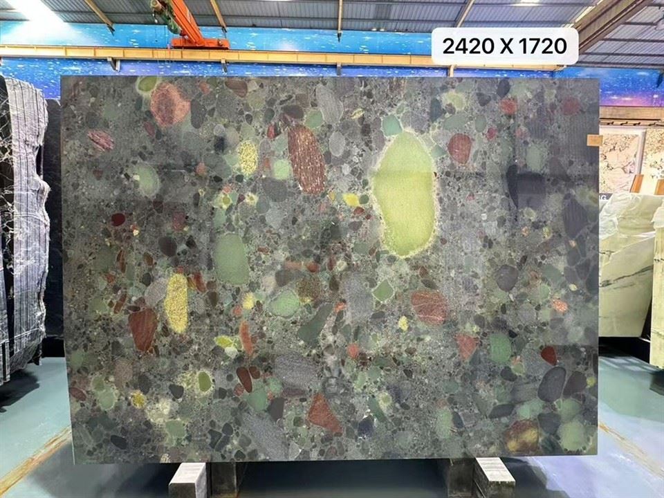Green Marinace Granite slab Green Marinace Granite slab